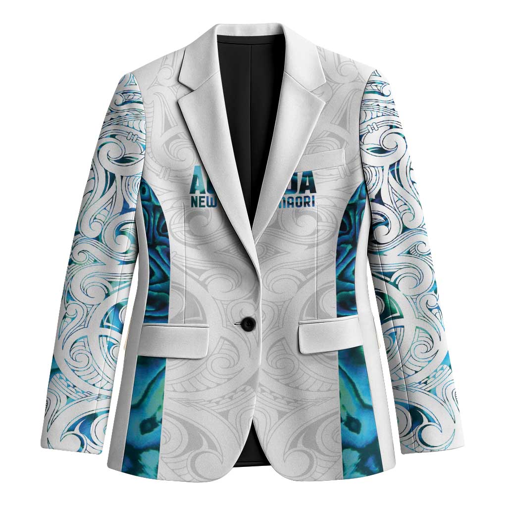 Custom New Zealand Aotearoa Blazer Maori Paua Shell Indigenous - Aussie Hoodie