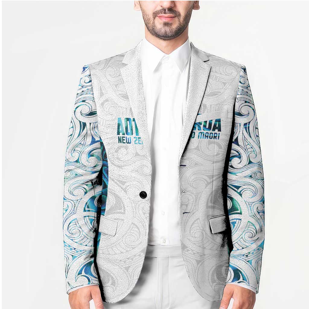Custom New Zealand Aotearoa Blazer Maori Paua Shell Indigenous - Aussie Hoodie