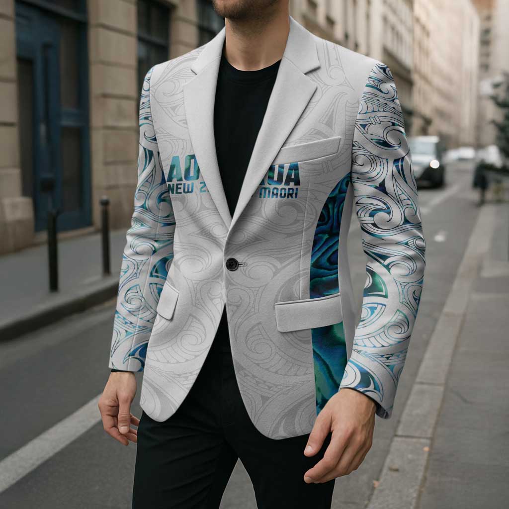 Custom New Zealand Aotearoa Blazer Maori Paua Shell Indigenous - Aussie Hoodie