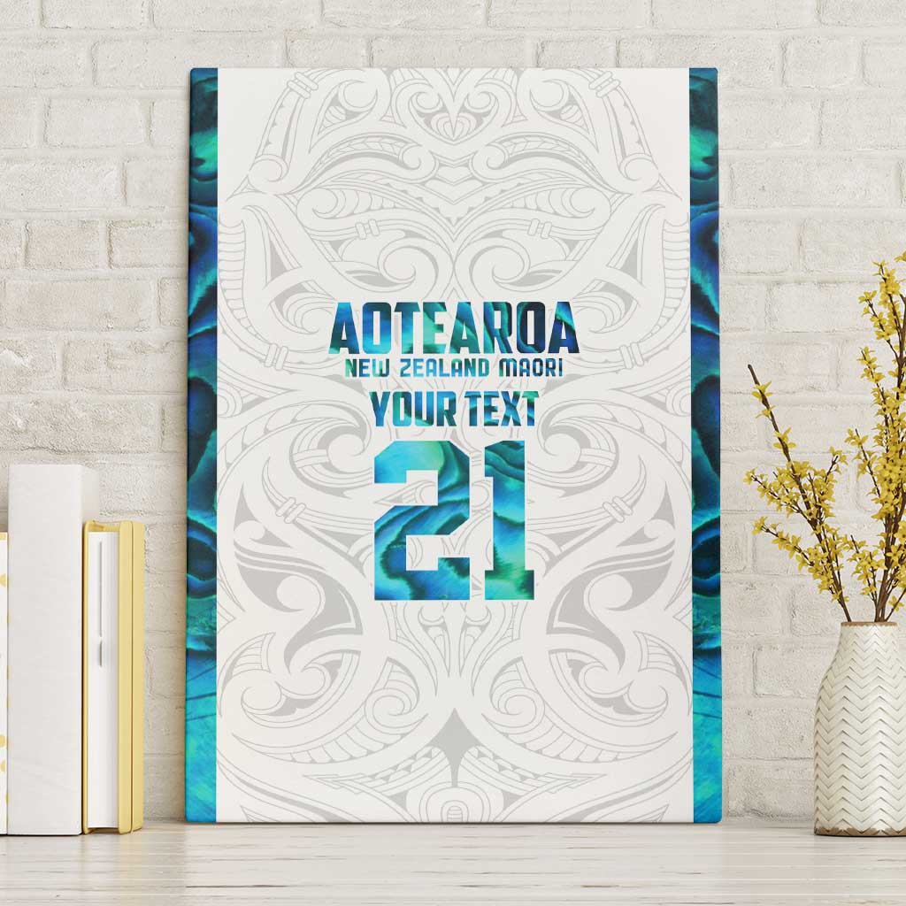 Custom New Zealand Aotearoa Canvas Wall Art Maori Paua Shell Indigenous - Aussie Hoodie