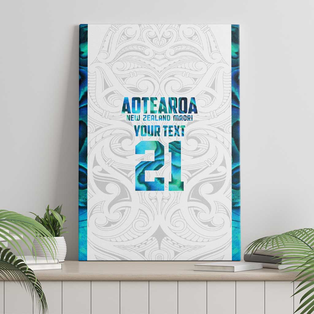 Custom New Zealand Aotearoa Canvas Wall Art Maori Paua Shell Indigenous - Aussie Hoodie
