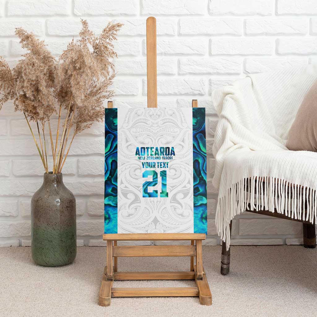 Custom New Zealand Aotearoa Canvas Wall Art Maori Paua Shell Indigenous - Aussie Hoodie