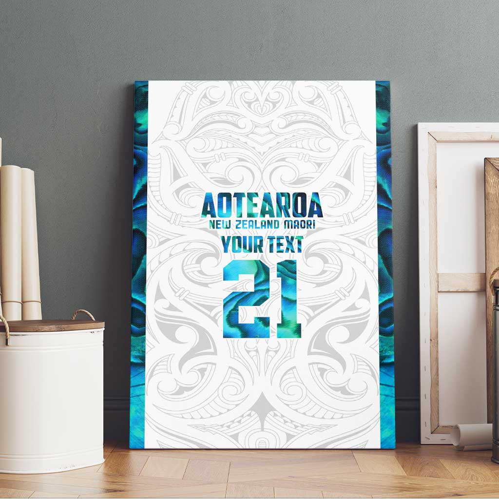 Custom New Zealand Aotearoa Canvas Wall Art Maori Paua Shell Indigenous - Aussie Hoodie