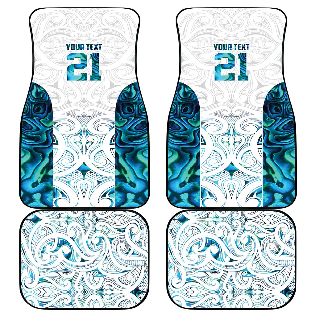 Custom New Zealand Aotearoa Car Mats Maori Paua Shell Indigenous - Aussie Hoodie