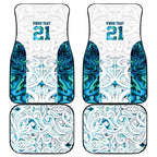 Custom New Zealand Aotearoa Car Mats Maori Paua Shell Indigenous - Aussie Hoodie
