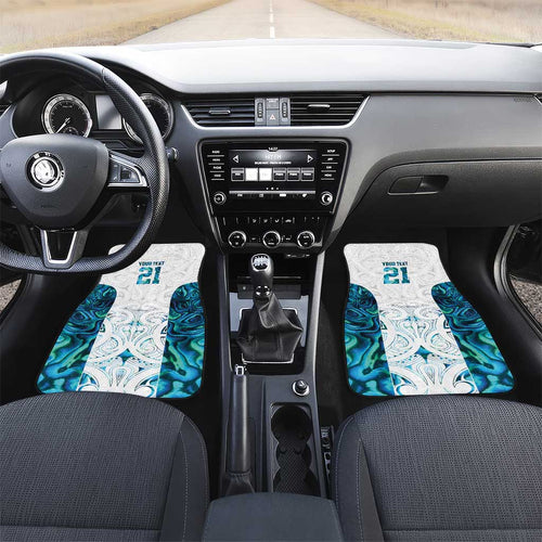 Custom New Zealand Aotearoa Car Mats Maori Paua Shell Indigenous - Aussie Hoodie