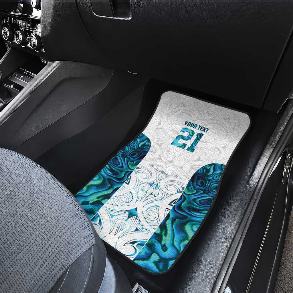Custom New Zealand Aotearoa Car Mats Maori Paua Shell Indigenous - Aussie Hoodie