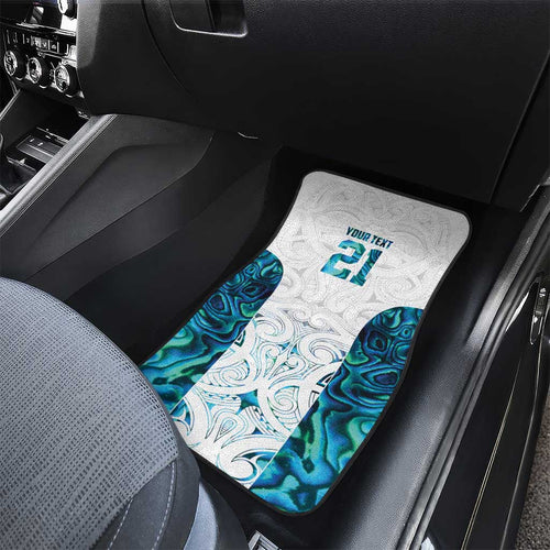 Custom New Zealand Aotearoa Car Mats Maori Paua Shell Indigenous - Aussie Hoodie