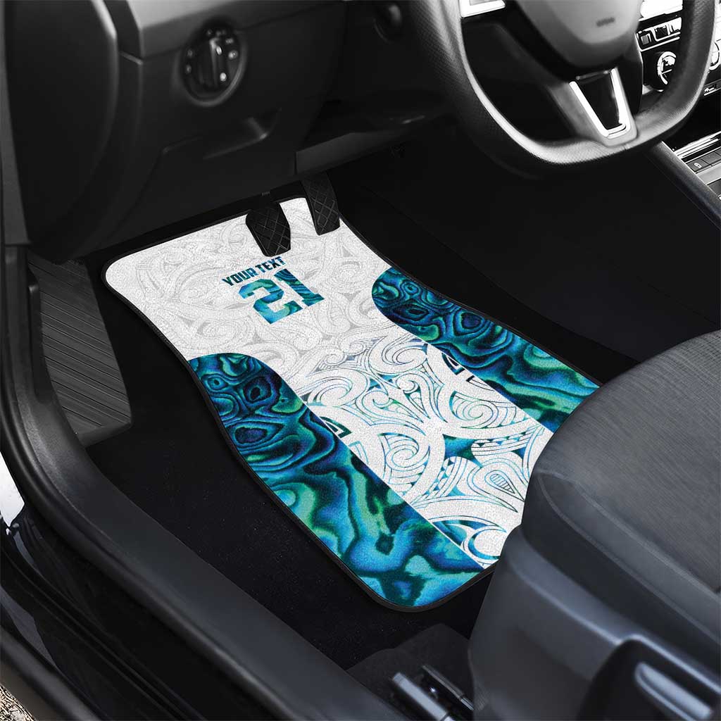Custom New Zealand Aotearoa Car Mats Maori Paua Shell Indigenous - Aussie Hoodie