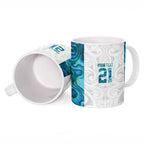 Custom New Zealand Aotearoa Ceramic Mug Maori Paua Shell Indigenous - Aussie Hoodie