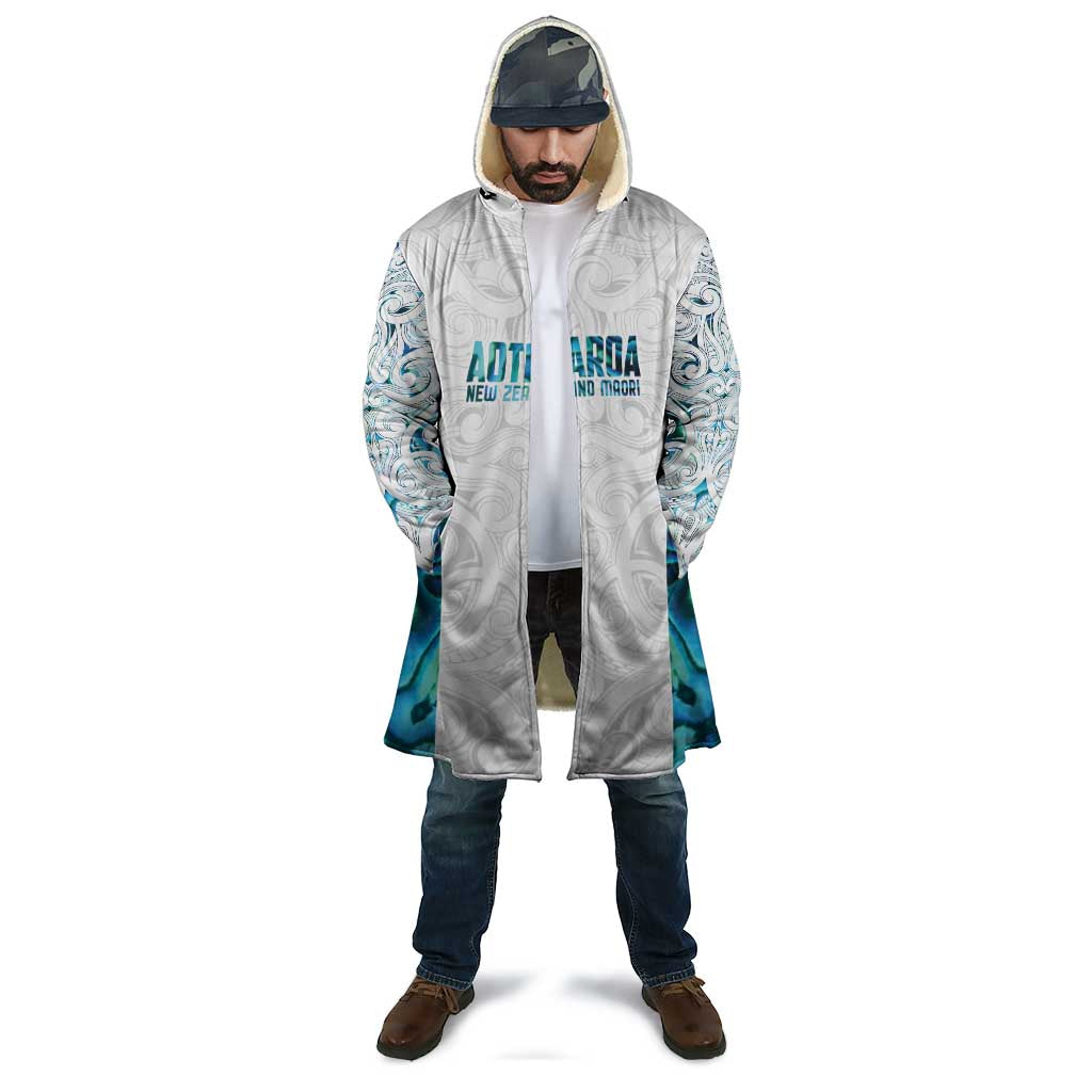 Custom New Zealand Aotearoa Cloak Maori Paua Shell Indigenous - Aussie Hoodie