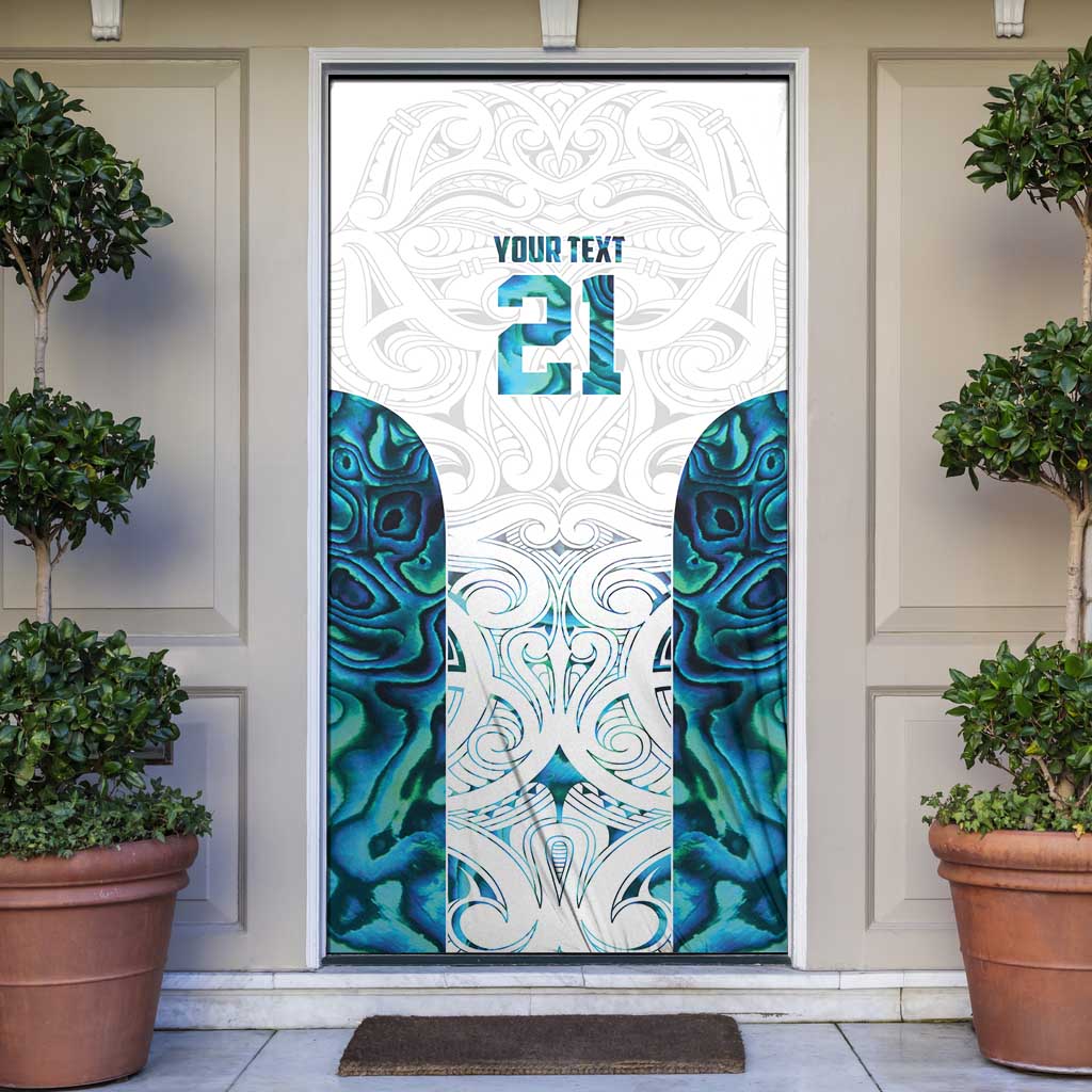 Custom New Zealand Aotearoa Door Cover Maori Paua Shell Indigenous - Aussie Hoodie