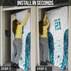 Custom New Zealand Aotearoa Door Cover Maori Paua Shell Indigenous - Aussie Hoodie