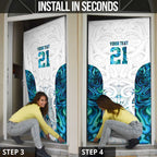 Custom New Zealand Aotearoa Door Cover Maori Paua Shell Indigenous - Aussie Hoodie