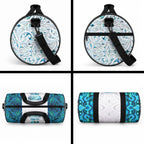 Custom New Zealand Aotearoa Duffle Bag Maori Paua Shell Indigenous