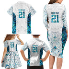 Custom New Zealand Aotearoa Family Matching Long Sleeve Bodycon Dress and Hawaiian Shirt Maori Paua Shell Indigenous - Aussie Hoodie