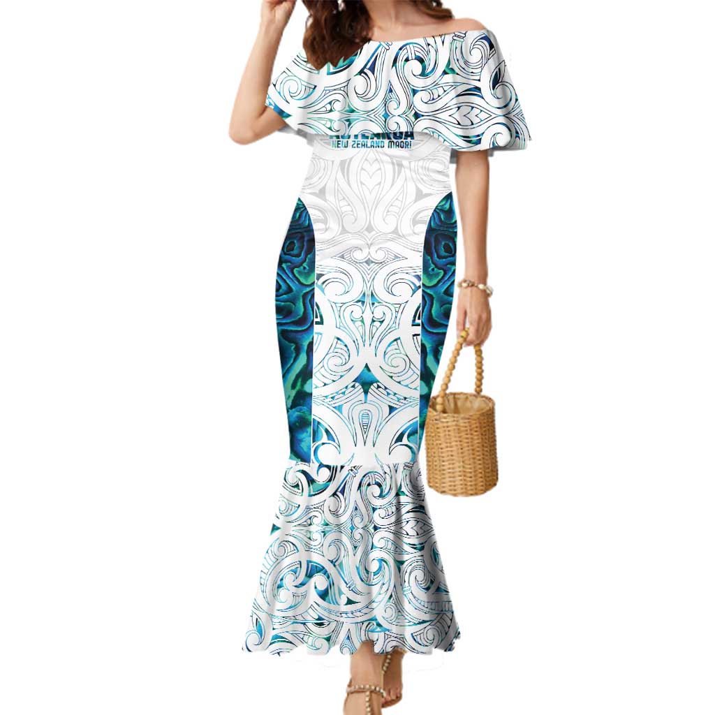 Custom New Zealand Aotearoa Family Matching Mermaid Dress and Hawaiian Shirt Maori Paua Shell Indigenous - Aussie Hoodie