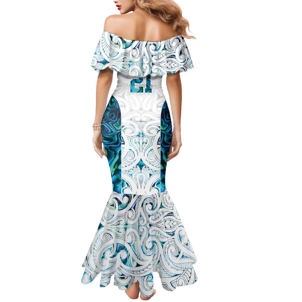 Custom New Zealand Aotearoa Family Matching Mermaid Dress and Hawaiian Shirt Maori Paua Shell Indigenous - Aussie Hoodie