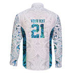 Custom New Zealand Aotearoa Family Matching Off The Shoulder Long Sleeve Dress and Hawaiian Shirt Maori Paua Shell Indigenous - Aussie Hoodie