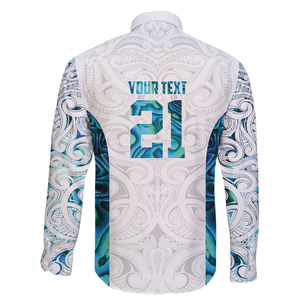 Custom New Zealand Aotearoa Family Matching Off Shoulder Short Dress and Hawaiian Shirt Maori Paua Shell Indigenous - Aussie Hoodie