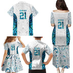 Custom New Zealand Aotearoa Family Matching Puletasi and Hawaiian Shirt Maori Paua Shell Indigenous - Aussie Hoodie