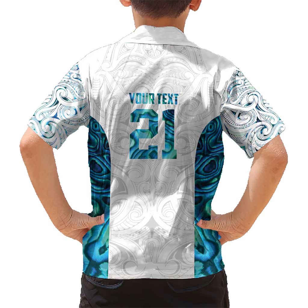 Custom New Zealand Aotearoa Family Matching Short Sleeve Bodycon Dress and Hawaiian Shirt Maori Paua Shell Indigenous - Aussie Hoodie