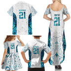Custom New Zealand Aotearoa Family Matching Summer Maxi Dress and Hawaiian Shirt Maori Paua Shell Indigenous - Aussie Hoodie