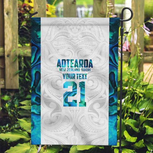 Custom New Zealand Aotearoa Garden Flag Maori Paua Shell Indigenous - Aussie Hoodie