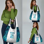 Custom New Zealand Aotearoa Grocery Bag Maori Paua Shell Indigenous - Aussie Hoodie