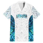 Custom New Zealand Aotearoa Hawaiian Shirt Maori Paua Shell Indigenous - Aussie Hoodie