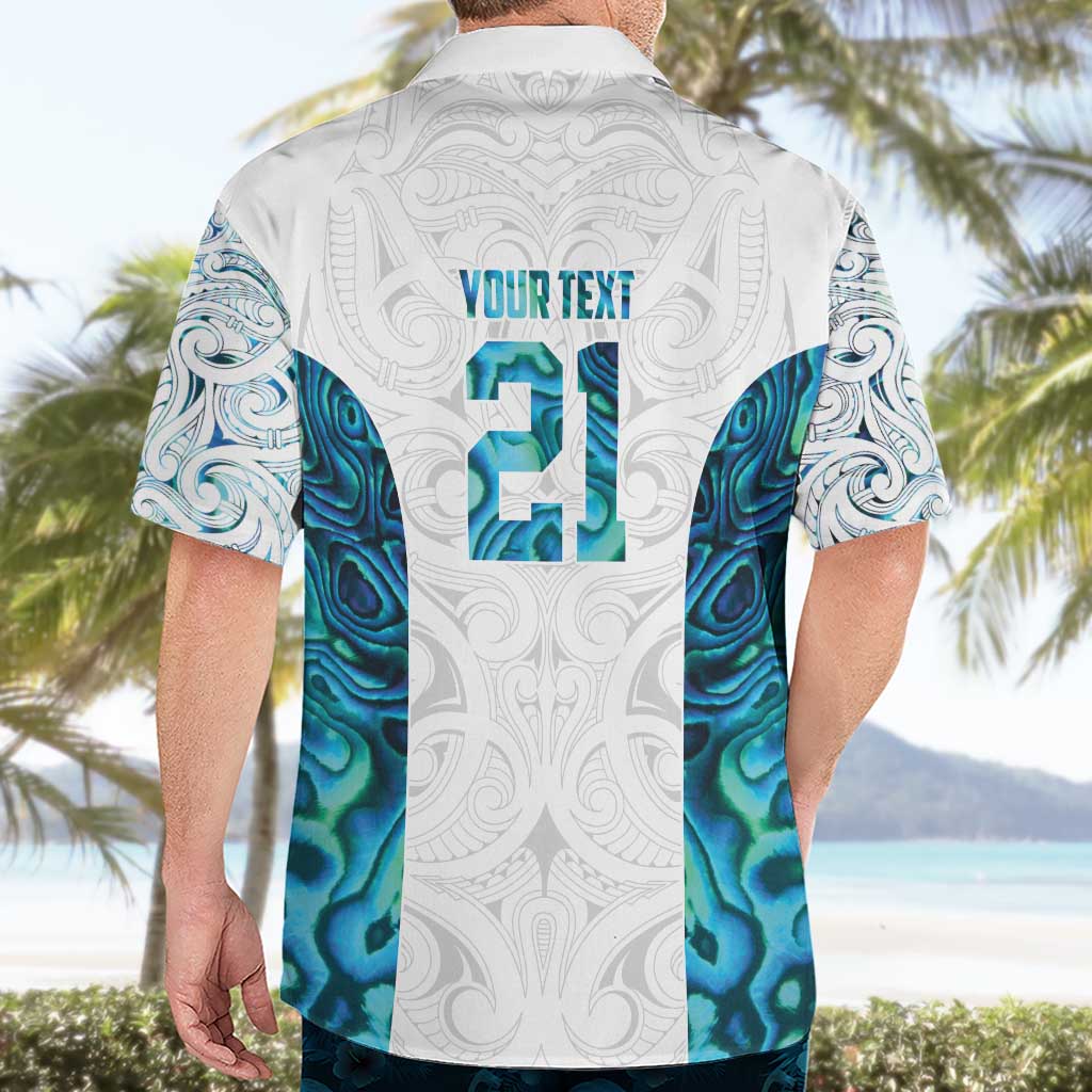Custom New Zealand Aotearoa Hawaiian Shirt Maori Paua Shell Indigenous - Aussie Hoodie