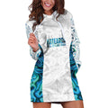 Custom New Zealand Aotearoa Hoodie Dress Maori Paua Shell Indigenous - Aussie Hoodie
