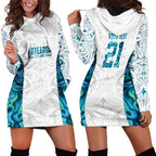 Custom New Zealand Aotearoa Hoodie Dress Maori Paua Shell Indigenous - Aussie Hoodie