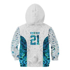 Custom New Zealand Aotearoa Kid Hoodie Maori Paua Shell Indigenous - Aussie Hoodie