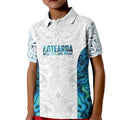 Custom New Zealand Aotearoa Kid Polo Shirt Maori Paua Shell Indigenous - Aussie Hoodie
