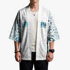 Custom New Zealand Aotearoa Kimono Maori Paua Shell Indigenous - Aussie Hoodie