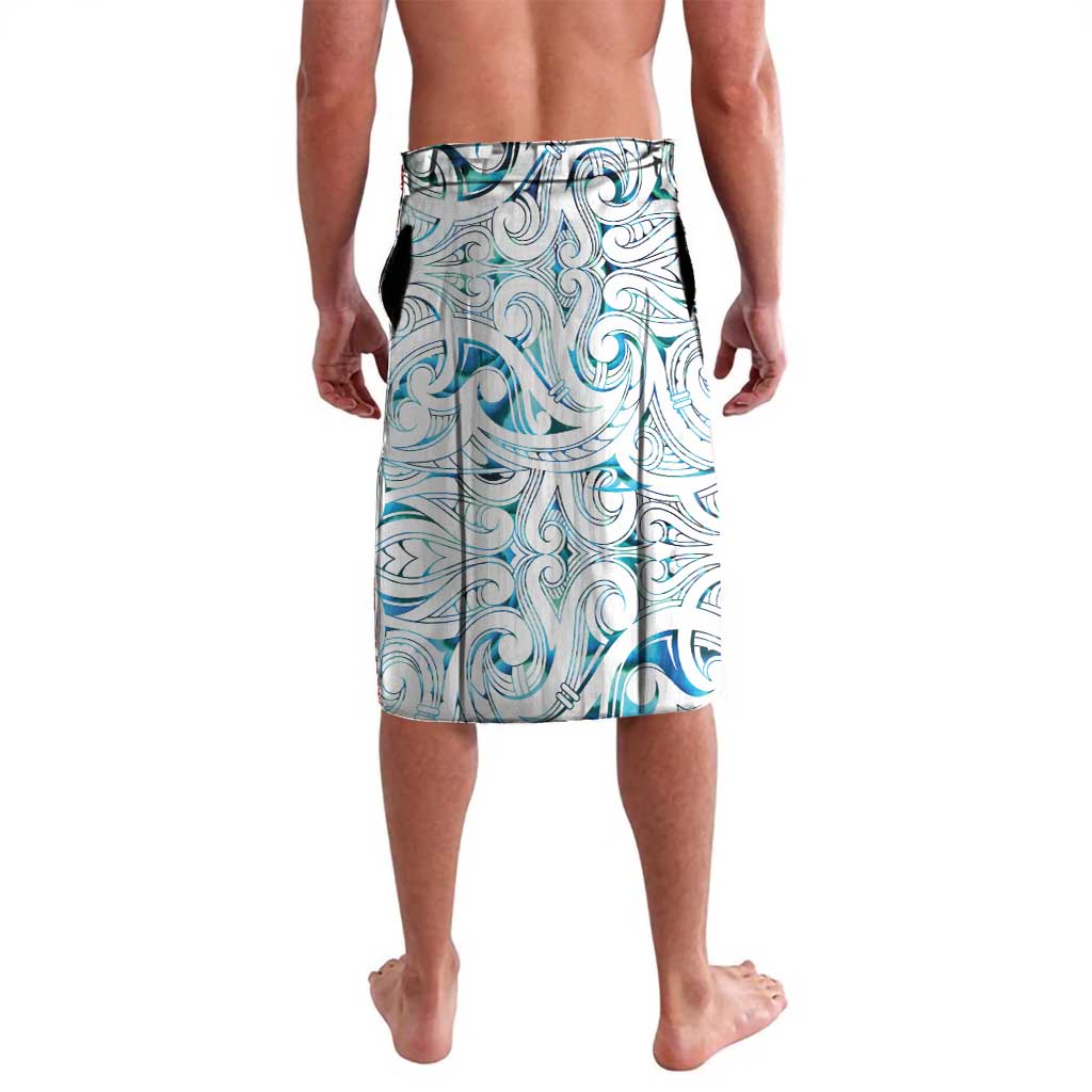Custom New Zealand Aotearoa Lavalava Maori Paua Shell Indigenous - Aussie Hoodie