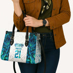 Custom New Zealand Aotearoa Leather Bag Maori Paua Shell Indigenous - Aussie Hoodie