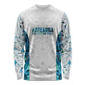 Custom New Zealand Aotearoa Long Sleeve Shirt Maori Paua Shell Indigenous - Aussie Hoodie