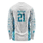 Custom New Zealand Aotearoa Long Sleeve Shirt Maori Paua Shell Indigenous - Aussie Hoodie