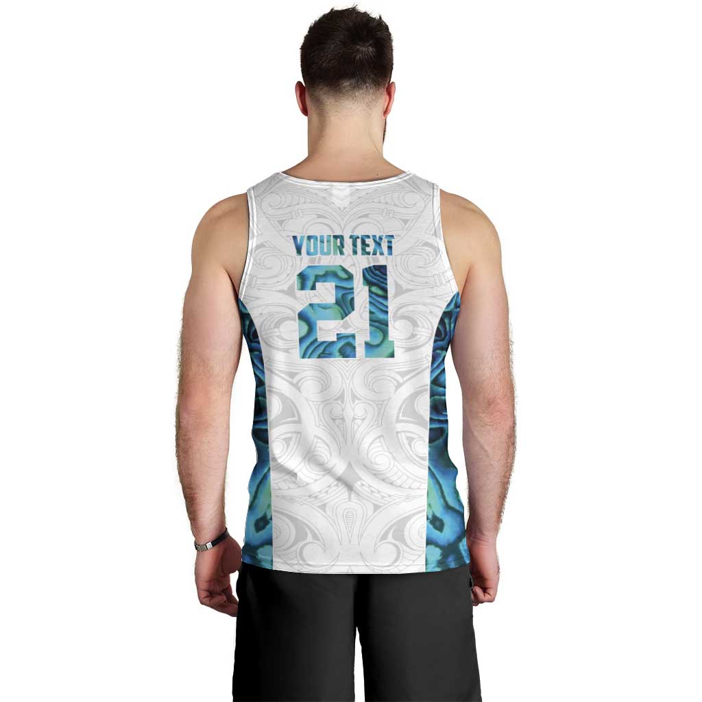 Custom New Zealand Aotearoa Men Tank Top Maori Paua Shell Indigenous - Aussie Hoodie