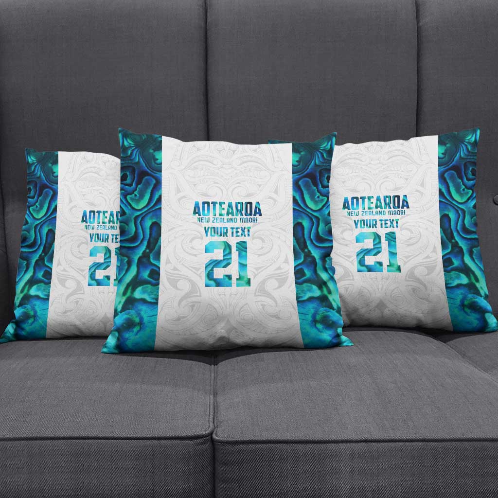 Custom New Zealand Aotearoa Pillow Cover Maori Paua Shell Indigenous - Aussie Hoodie