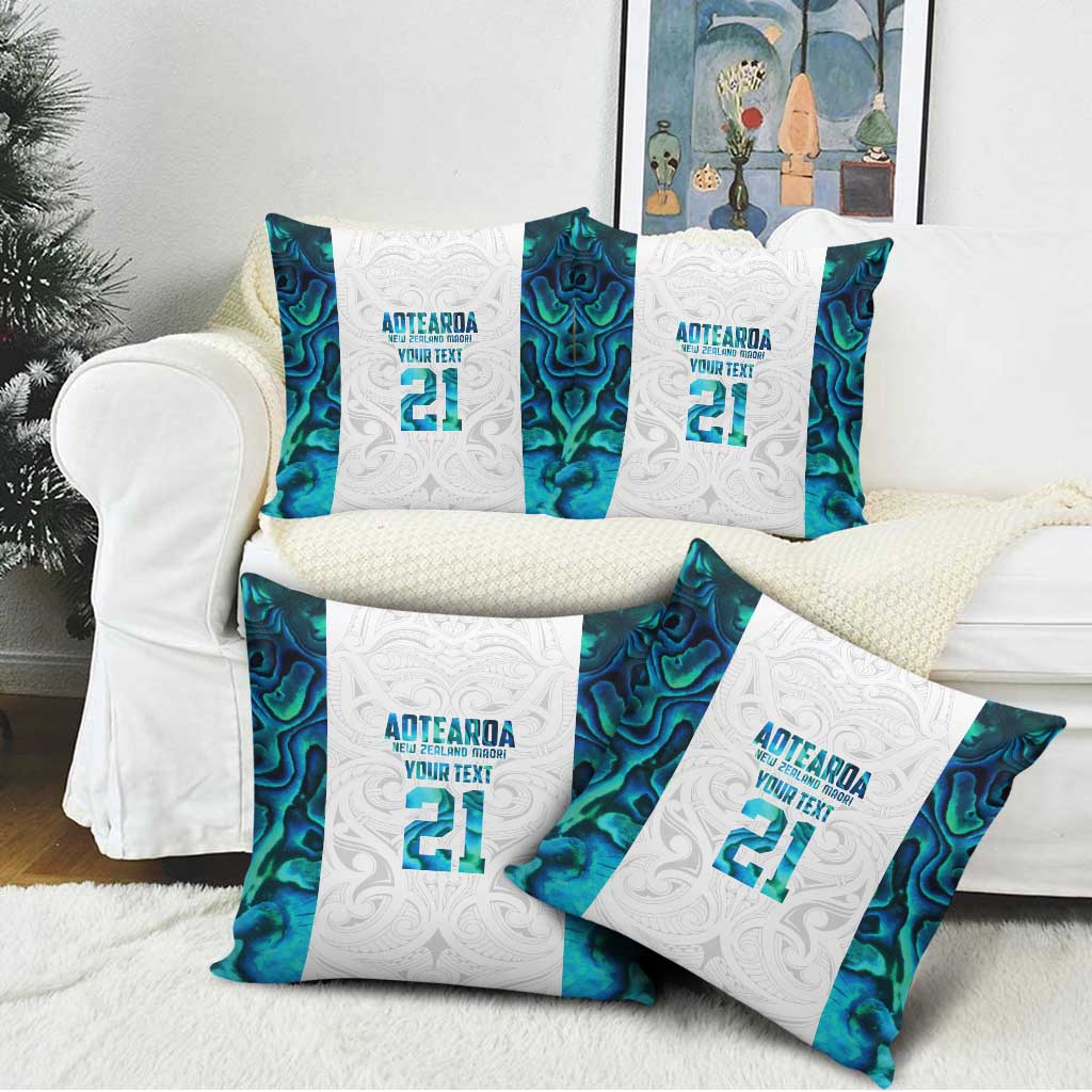 Custom New Zealand Aotearoa Pillow Cover Maori Paua Shell Indigenous - Aussie Hoodie