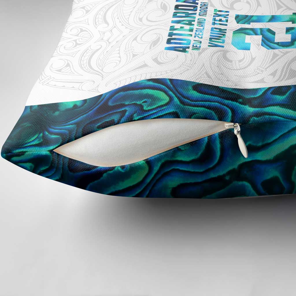 Custom New Zealand Aotearoa Pillow Cover Maori Paua Shell Indigenous - Aussie Hoodie