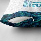 Custom New Zealand Aotearoa Pillow Cover Maori Paua Shell Indigenous - Aussie Hoodie