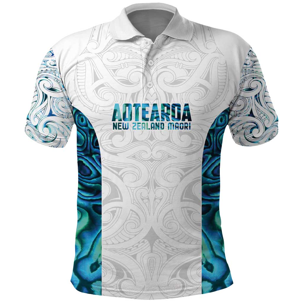 Custom New Zealand Aotearoa Polo Shirt Maori Paua Shell Indigenous - Aussie Hoodie