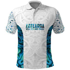 Custom New Zealand Aotearoa Polo Shirt Maori Paua Shell Indigenous - Aussie Hoodie