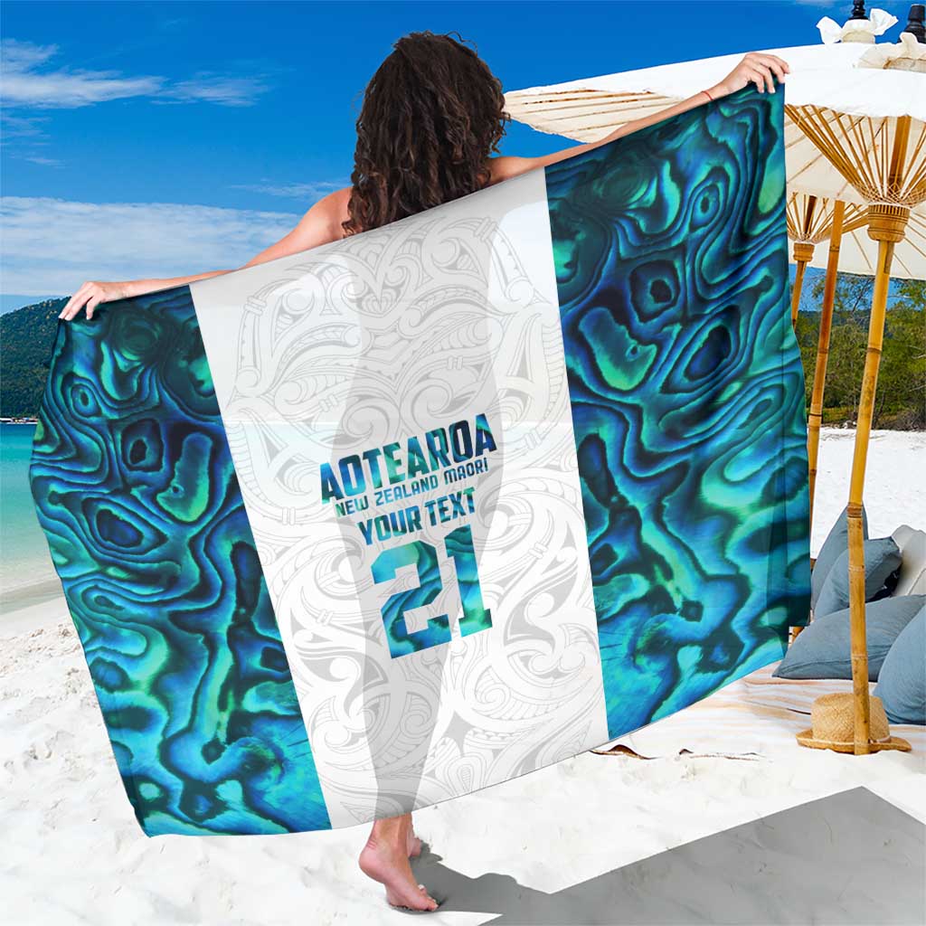 Custom New Zealand Aotearoa Sarong Maori Paua Shell Indigenous - Aussie Hoodie