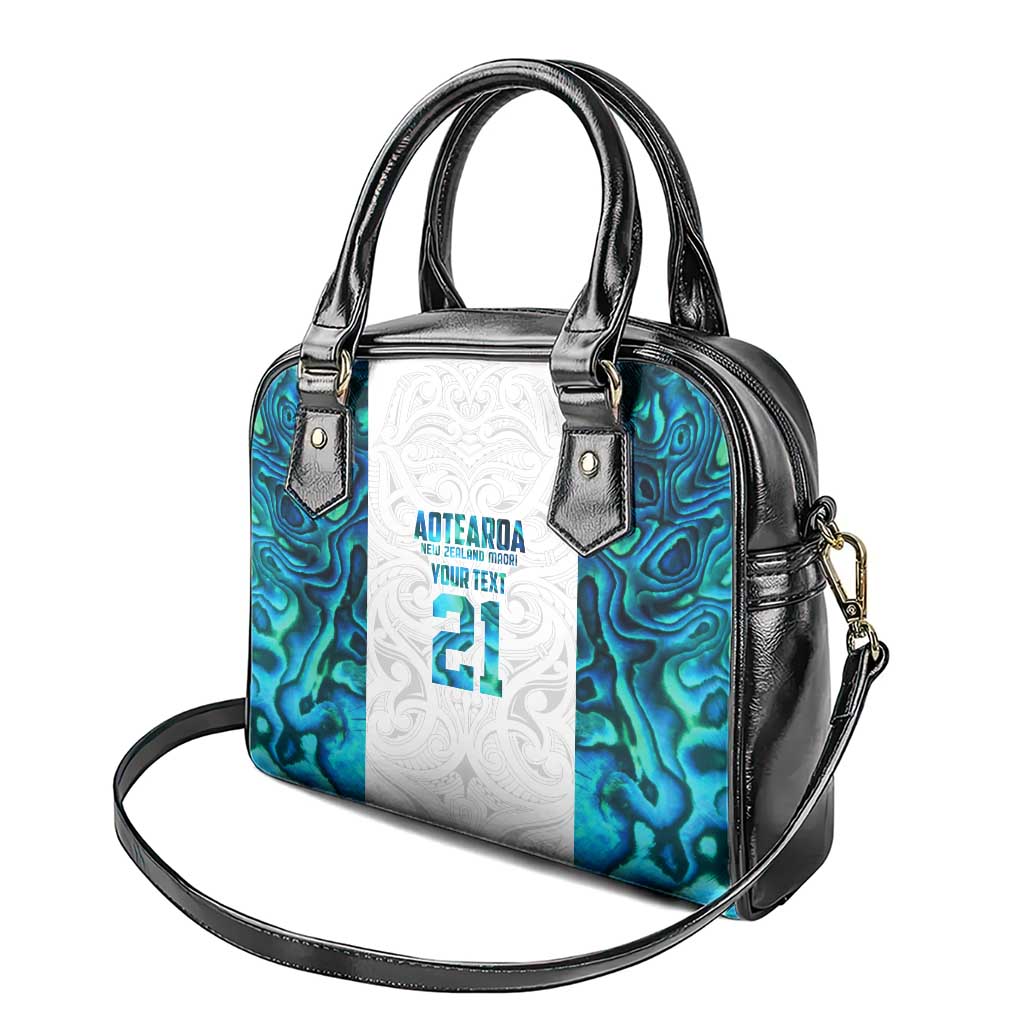 Custom New Zealand Aotearoa Shoulder Handbag Maori Paua Shell Indigenous - Aussie Hoodie