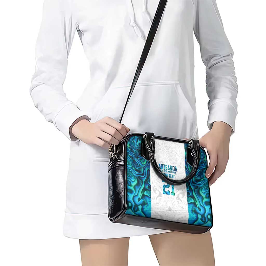 Custom New Zealand Aotearoa Shoulder Handbag Maori Paua Shell Indigenous - Aussie Hoodie